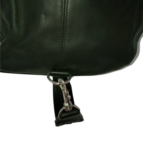 Y2K St Johns Bay Mini Backpack Black Leather Purse Shoulder Bag - Picture 3 of 14